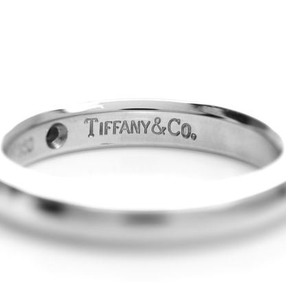 Tiffany Platinum Diamond Elsa Peretti Band Ring 47 4.25 4 of 4