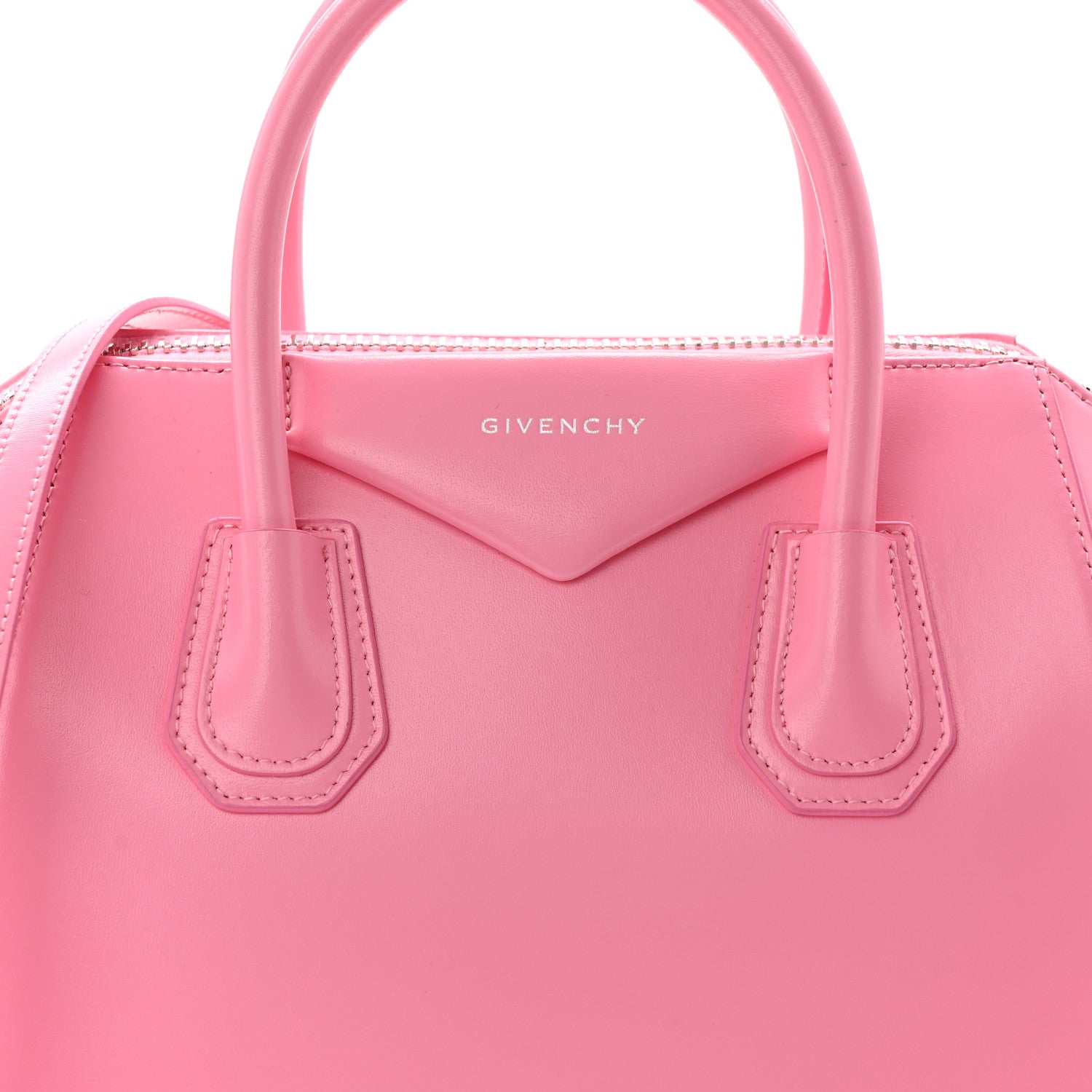 Givenchy Shiny Lord Calfskin Small Antigona Bright Pink 12 of 29