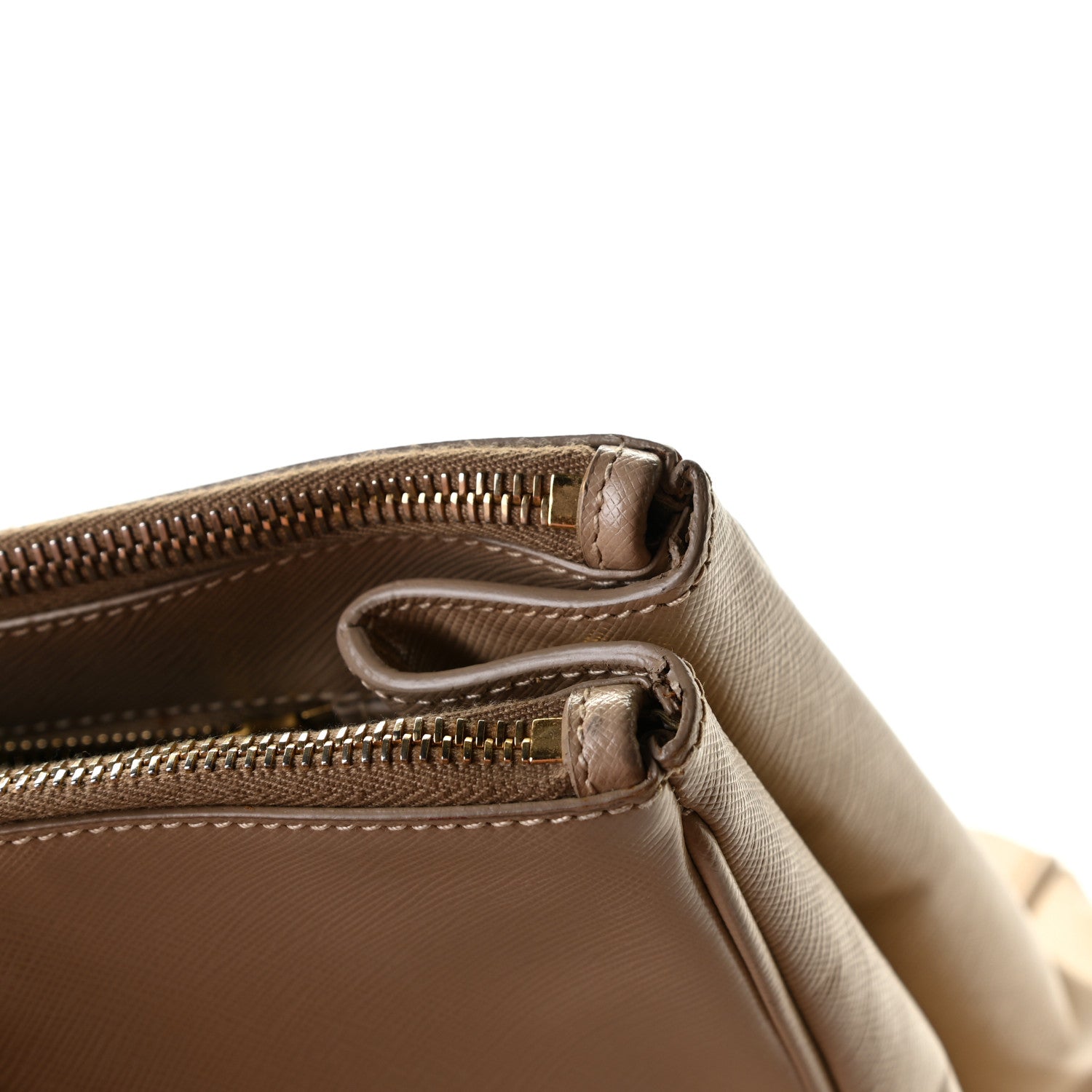 Prada Saffiano Large Galleria Double Zip Tote Sabbia 5 of 9
