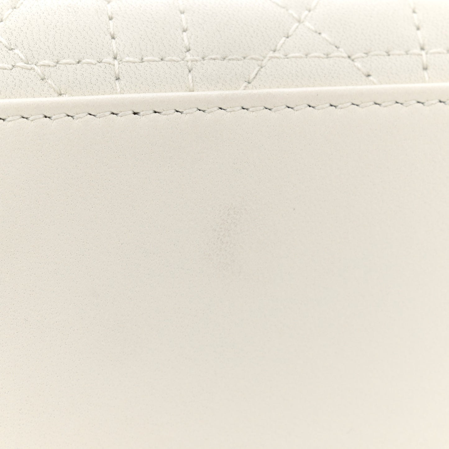 Lambskin Cannage Small My ABCDior Lady Dior White