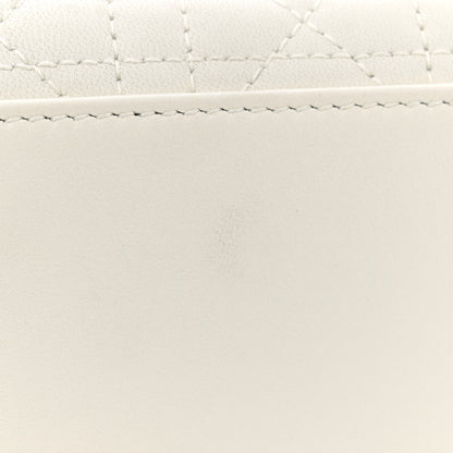 Christian Dior Lambskin Cannage Small My ABCDior Lady Dior White 14 of 15