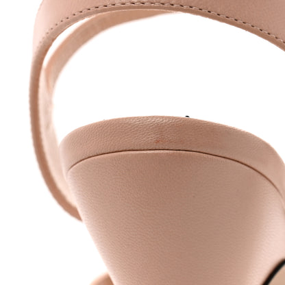 Gucci Malaga Kid Interlocking G Studs 155mm Platform Sandals 36.5 Perfect Pink 12 of 13