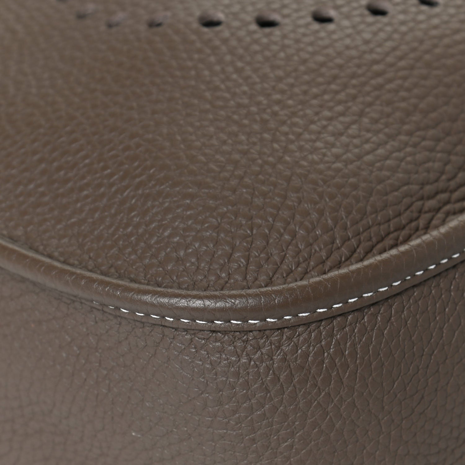 Hermes Taurillon Clemence Evelyne III GM Etoupe 10 of 12