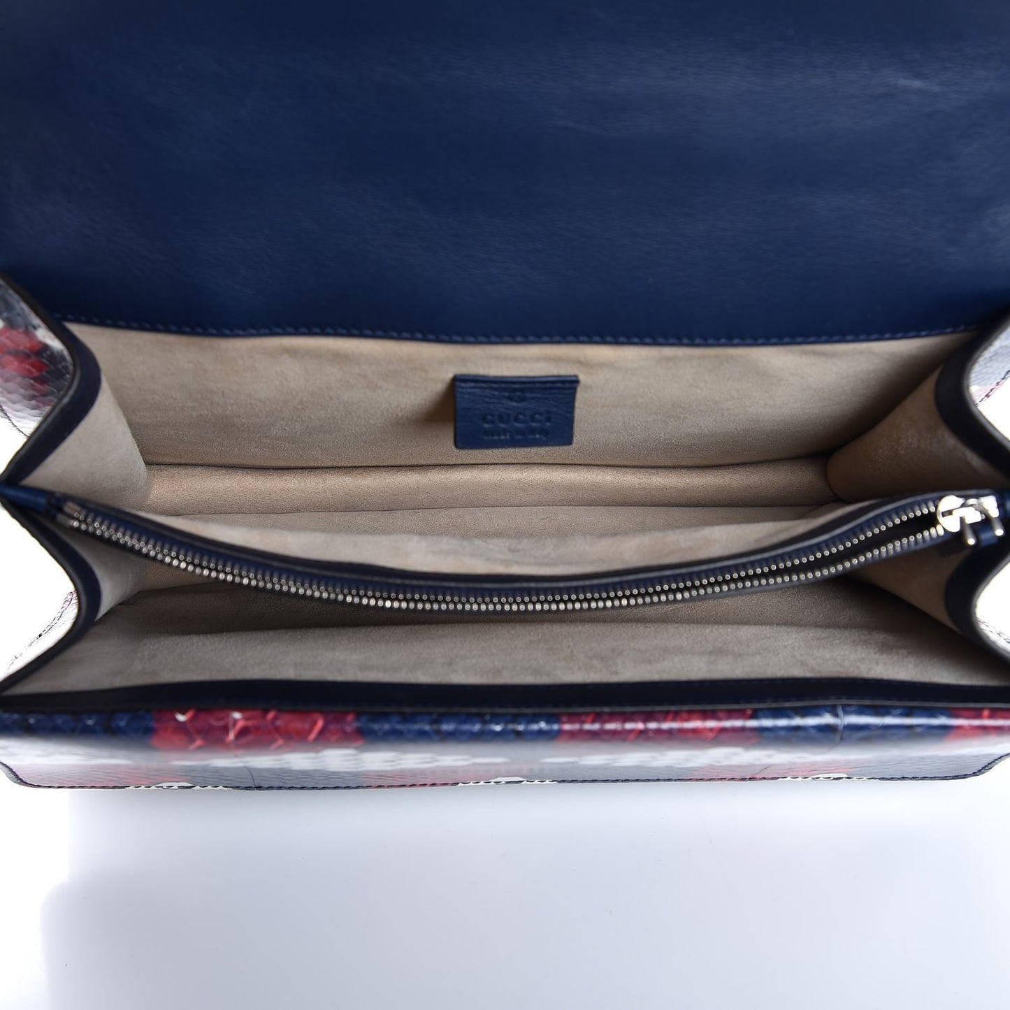 Python Cubic Medium Dionysus Shoulder Bag Red White Blue