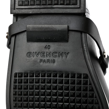 Givenchy PVC Chain Strap Rain Boots 40 Black 7 of 11
