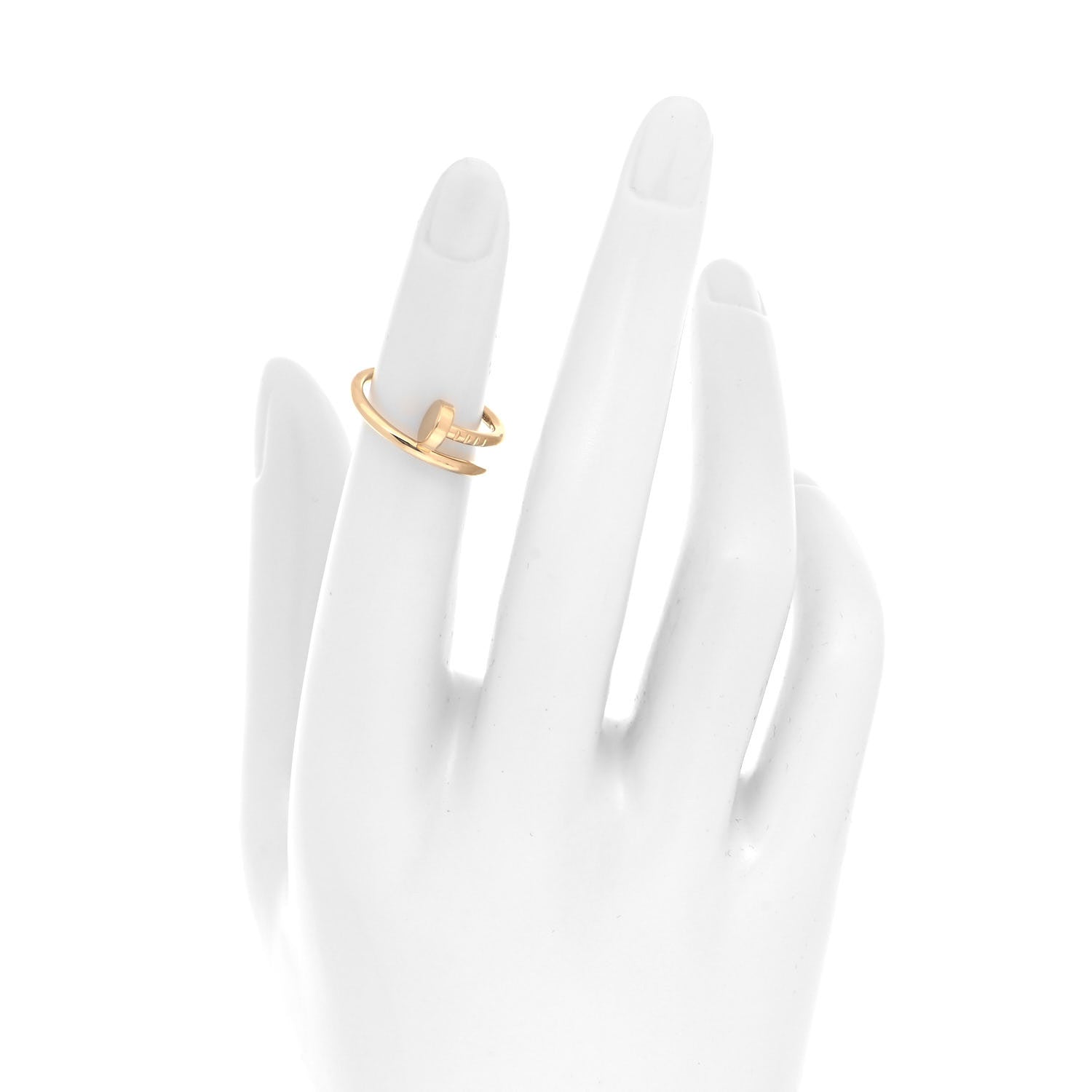 Cartier 18K Yellow Gold Small Juste Un Clou Ring 48 4.5 2 of 5