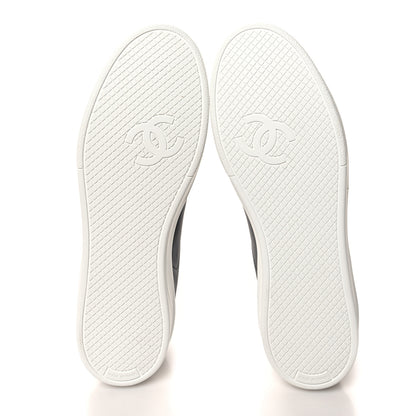 Chanel Calfskin CC Womens Sneakers 40 Black 5 of 8