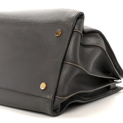 Saint Laurent Calfskin Large Sac de Jour Carryall Grey 11 of 13