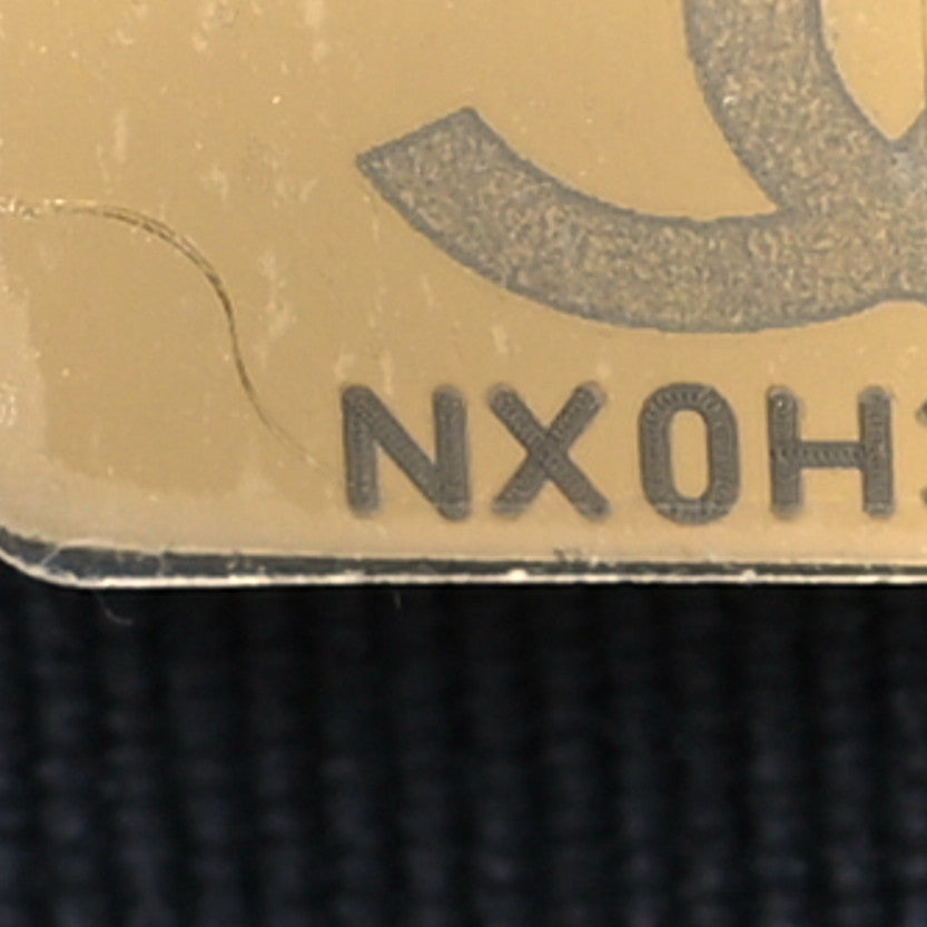 Tweed Maxi Chain Hobo Black Gray