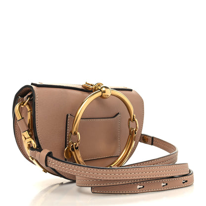 Chloe Calfskin Small Nile Bracelet Minaudiere Bag Biscotti Beige 3 of 10