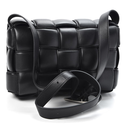 Bottega Veneta Nappa Maxi Intreccio Padded Cassette Crossbody Bag Black 2 of 8