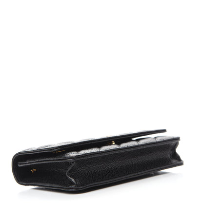 Chanel Caviar Quilted Wallet On Chain WOC Black 4 of 12