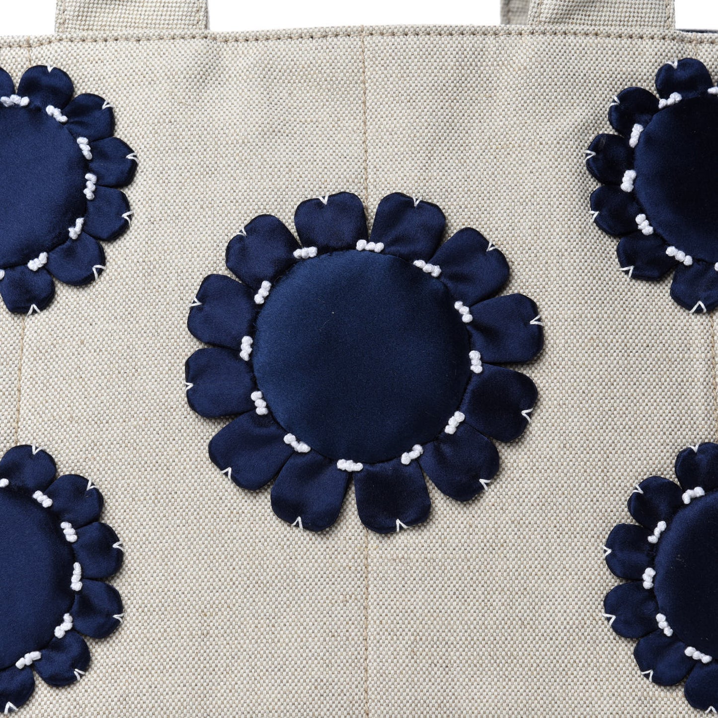 Canvas Mistolino Canapa Tote Naturale Blue