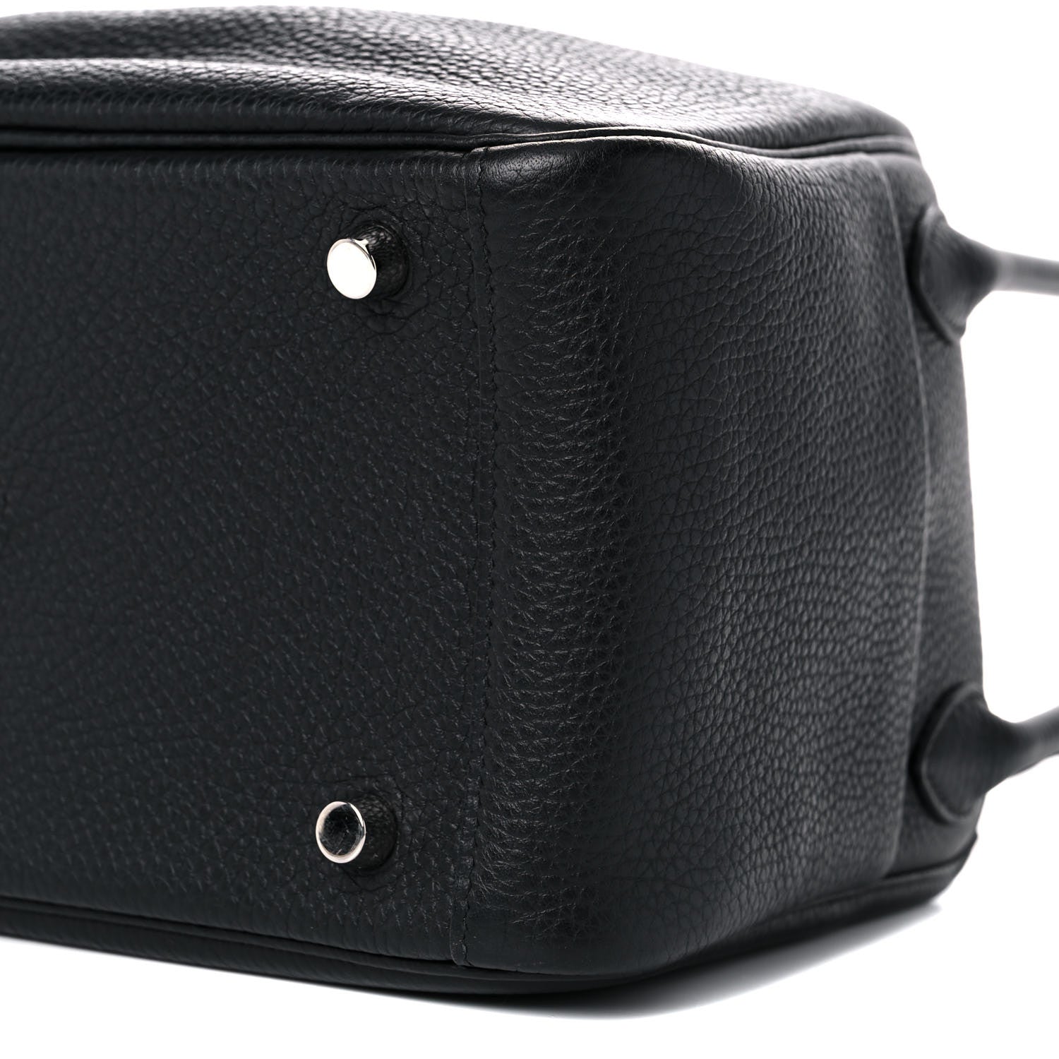 Hermes Taurillon Clemence Lindy 26 Black 8 of 9