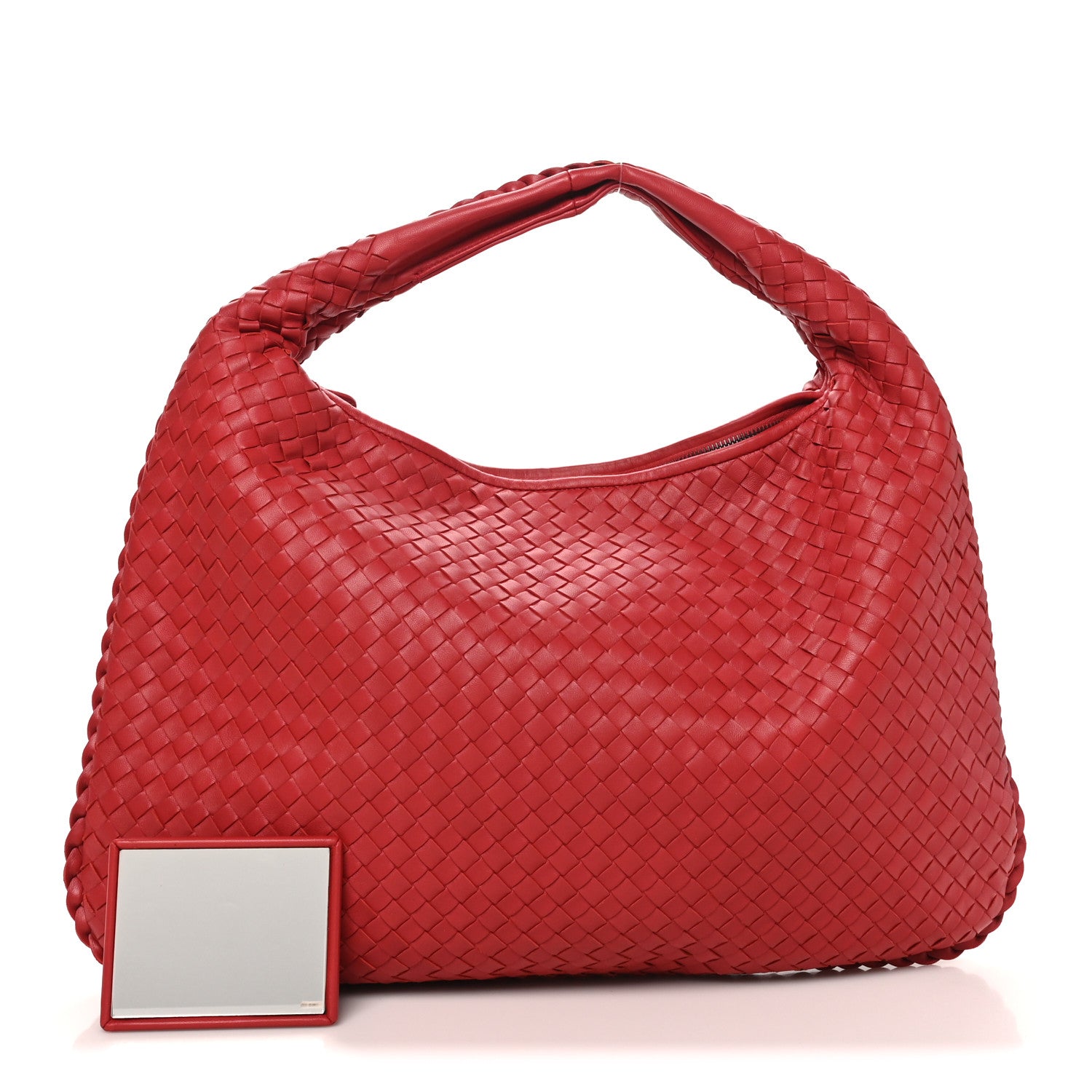 Bottega Veneta Nappa Intrecciato Large Veneta Hobo Fraise 3 of 12