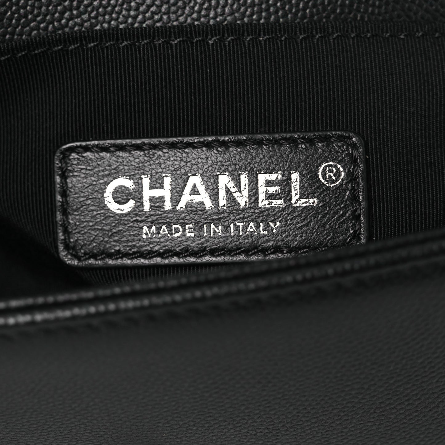 Caviar Quilted Small Boy Flap So Black