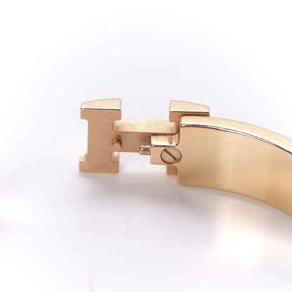 Hermes Enamel Narrow Clic Clac H Bracelet PM White 5 of 7
