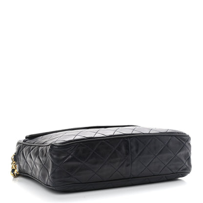 Chanel Lambskin Quilted Tassel Camera Case Navy 3 of 14