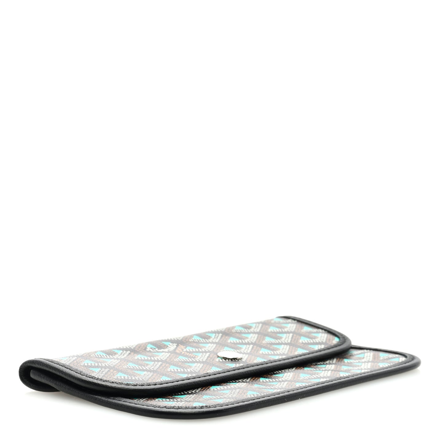 Goyardine Pouch Claire Voie Black Blue