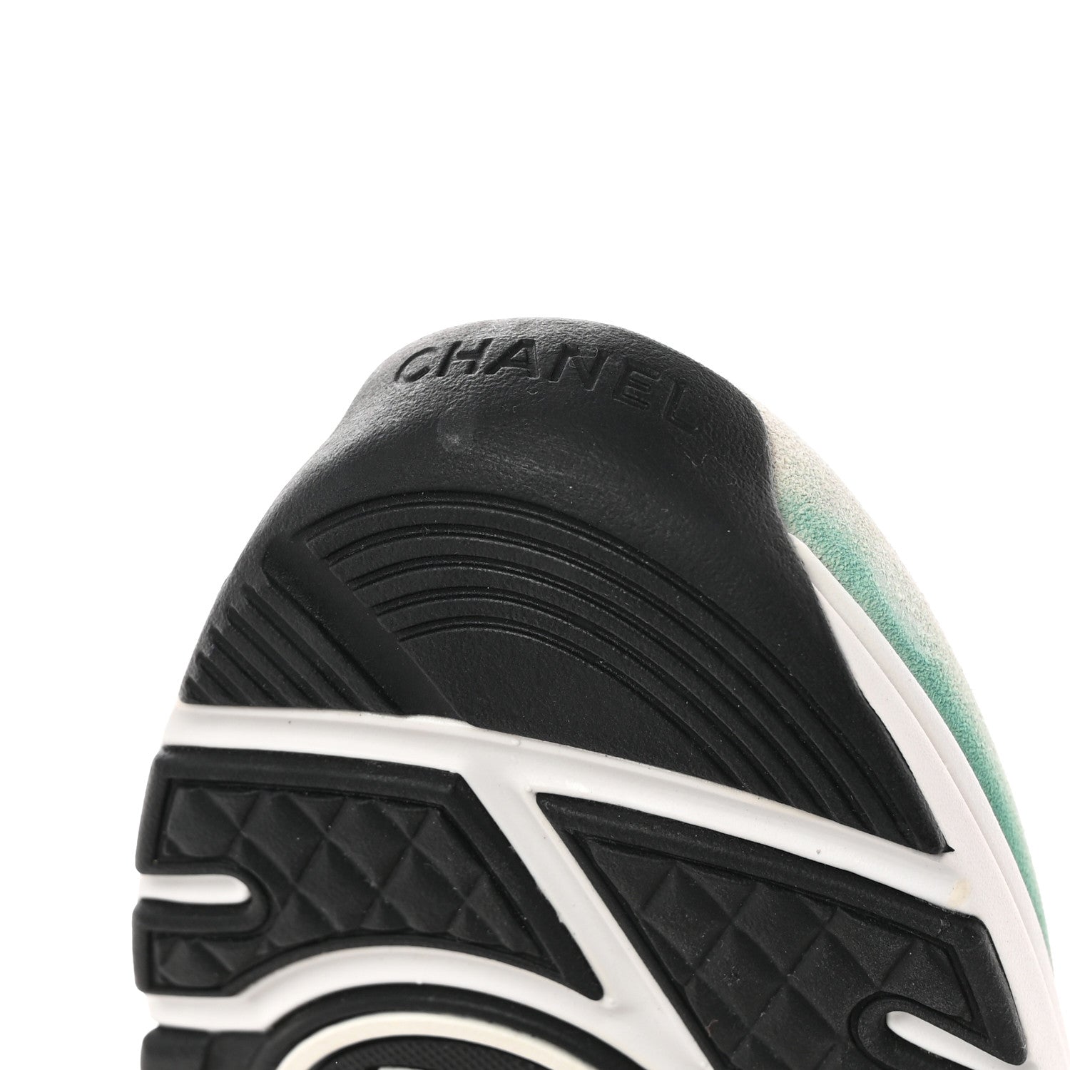 Chanel Wool Suede Calfskin CC Sneakers 40.5 Multicolor 8 of 9