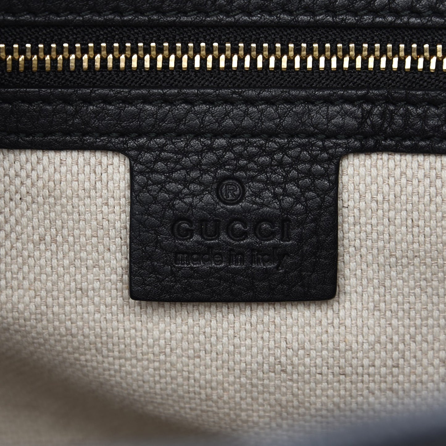 Pebbled Calfskin Medium Soho Bowler Black