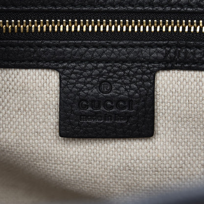 Gucci Pebbled Calfskin Medium Soho Bowler Black 7 of 13
