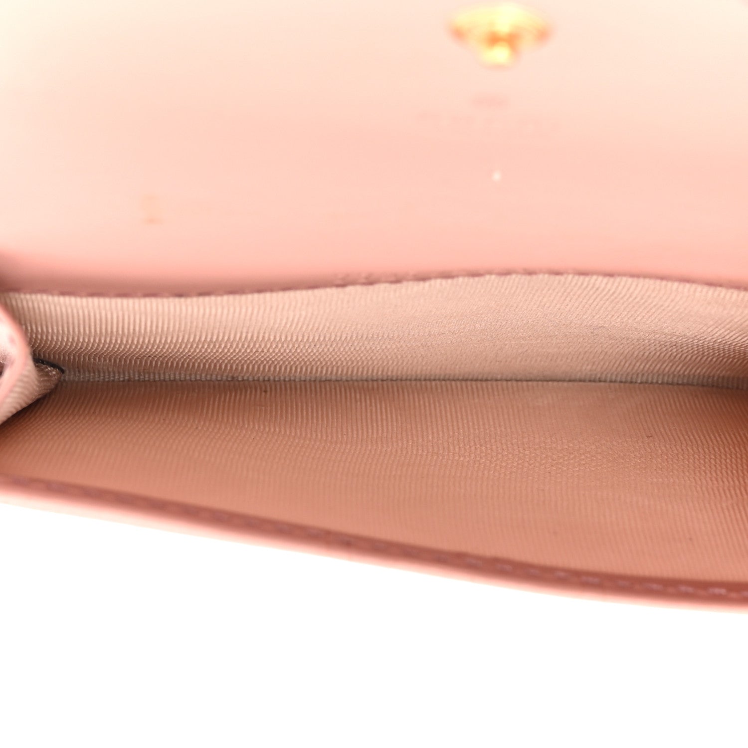 Gucci Calfskin Jumbo GG Embossed Snap Wallet Soft Pink 5 of 11