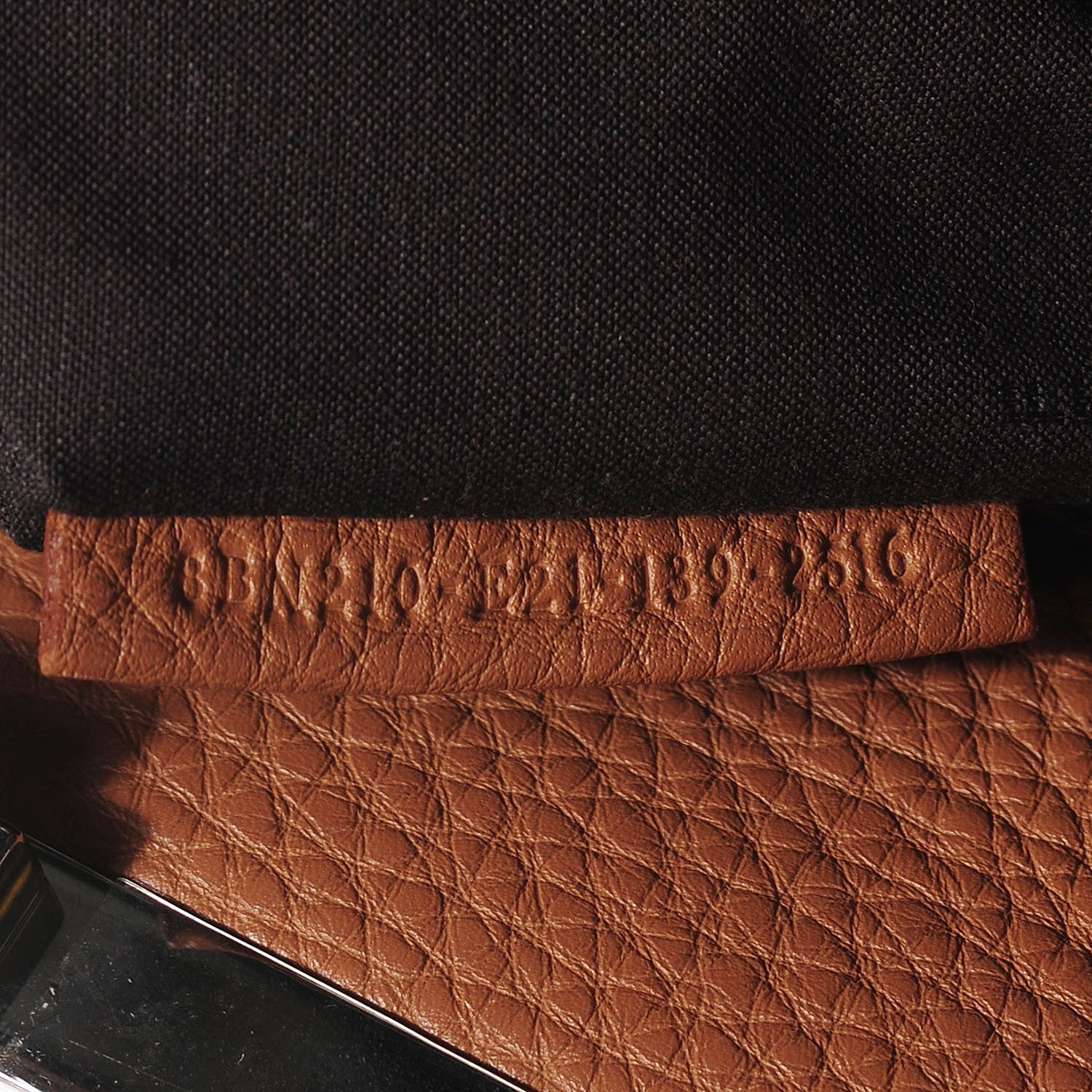 Fendi Cuoio Romano Selleria Bi-Color Large Peekaboo Iconic Satchel Black Mou 17 of 20