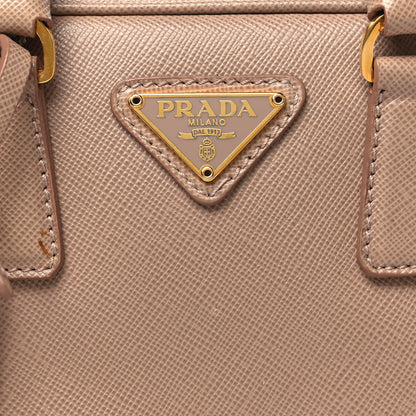 Prada Saffiano Lux Mini Top Handle Crossbody Cammeo 8 of 11