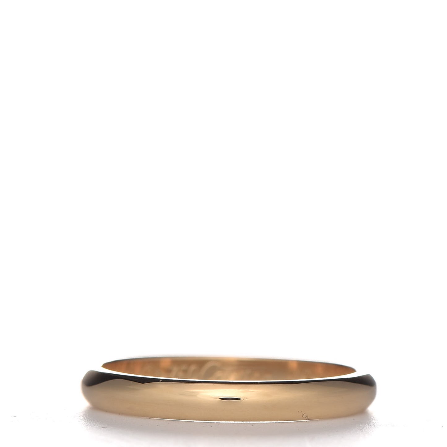 18K Yellow Gold 2.5mm 1895 Wedding Band Ring 49 4.75