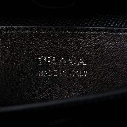 Prada Saffiano Cuir Medium Double Handle Tote Black 7 of 25
