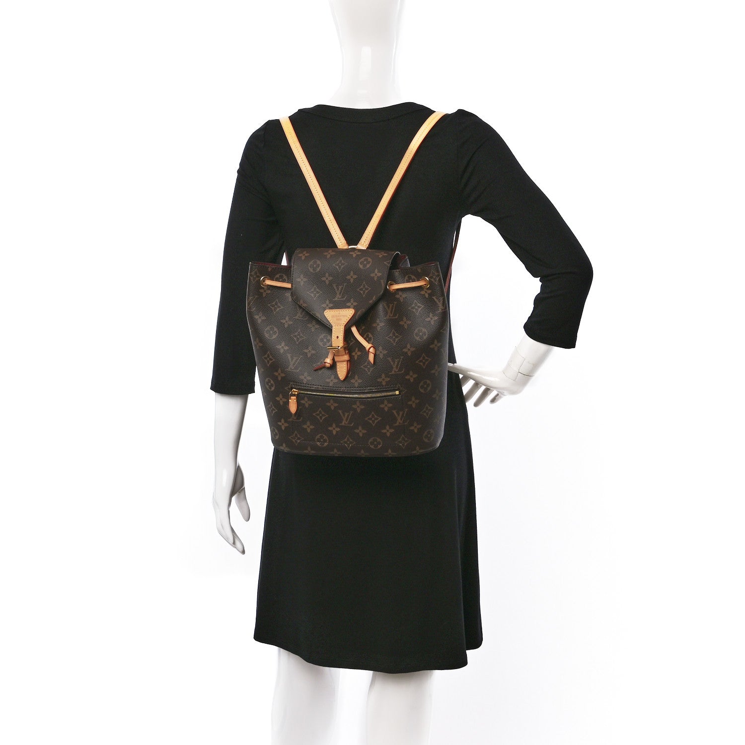 Louis Vuitton Monogram Montsouris NM Backpack 2 of 8