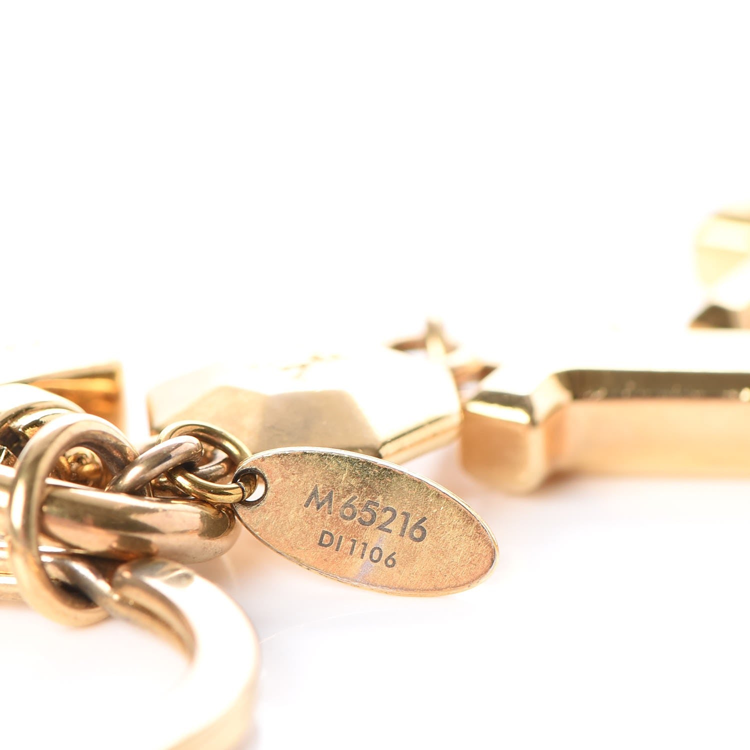 Louis Vuitton LV Facettes Key Holder Gold 4 of 4