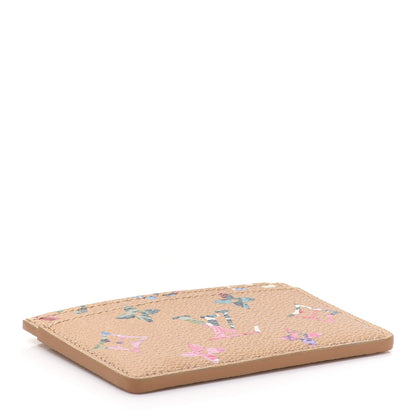 Louis Vuitton Metallic Monogram LV Garden Card Holder Gold 4 of 7