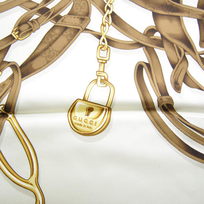 Gucci Silk Briglie Square Scarf Burgundy 3 of 6