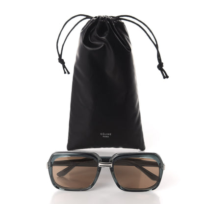 Celine Acetate Square Sunglasses CL40050U Blue 7 of 7