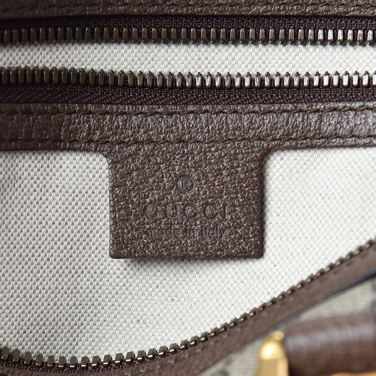 Soft GG Supreme Monogram Web Neo Vintage Duffle Bag Beige New Acero Crop