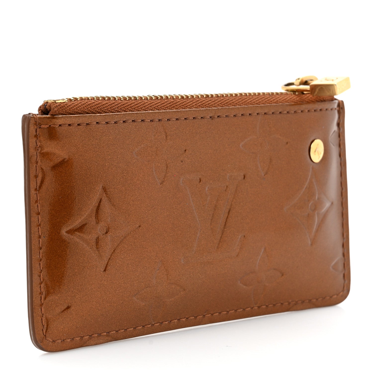 Louis Vuitton Vernis Key Pochette Bronze 3 of 7