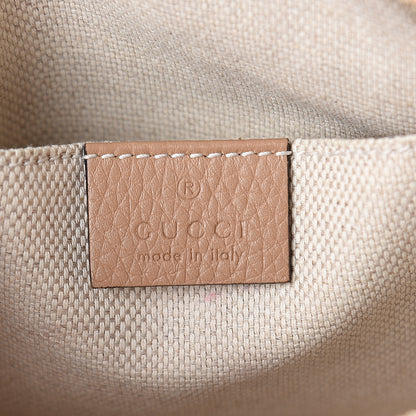 Gucci Pebbled Calfskin Small Soho Disco Bag Rose Beige 5 of 7