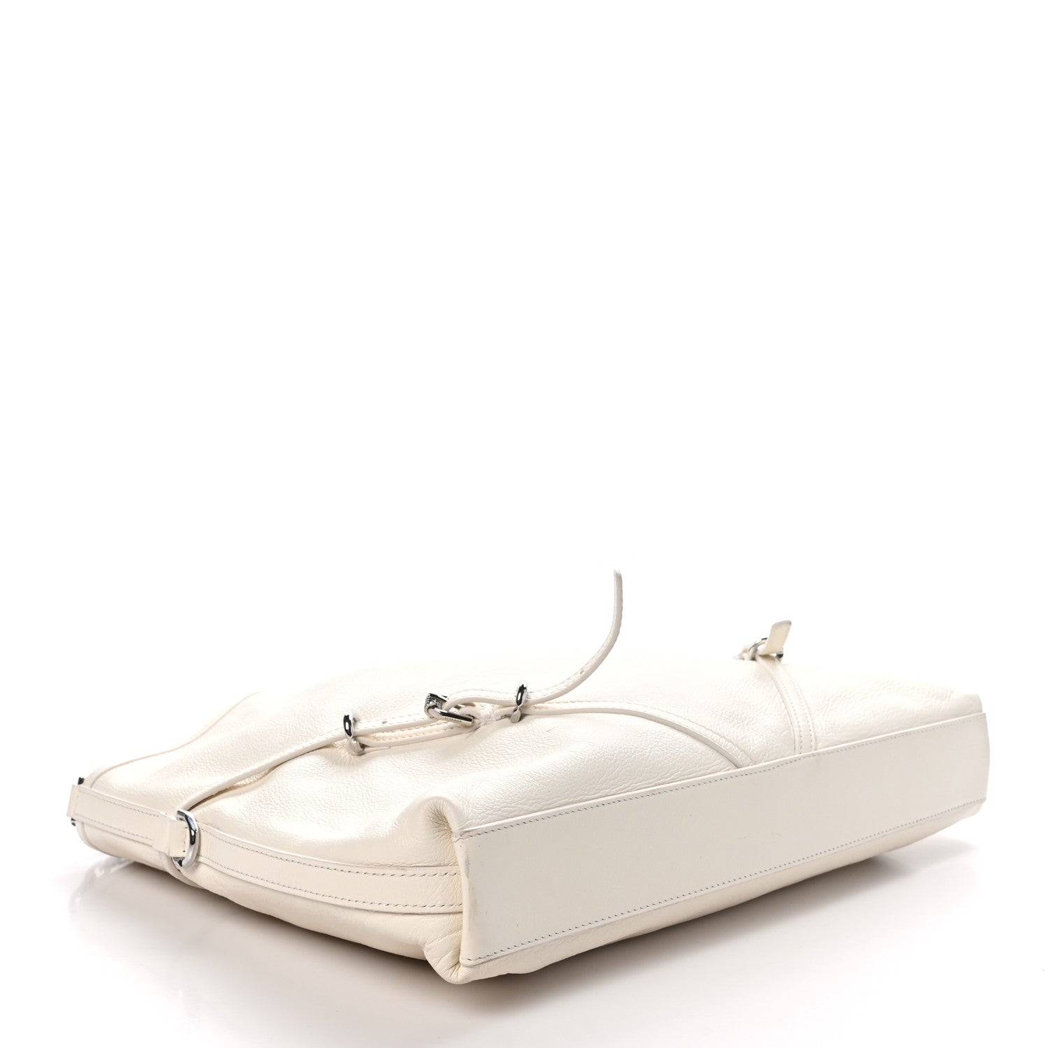 Givenchy Tumbled Calfskin Medium Voyou Bag Ivory 4 of 10