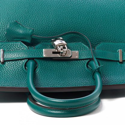 Hermes Taurillon Clemence Birkin 35 Malachite 8 of 30