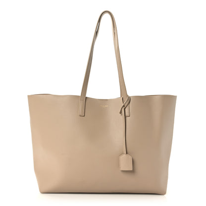 Saint Laurent Calfskin Large Shopping Tote Dark Beige 3 of 12