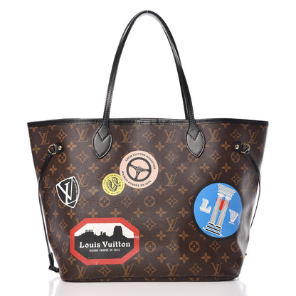 Louis Vuitton Monogram World Tour Neverfull MM 3 of 15