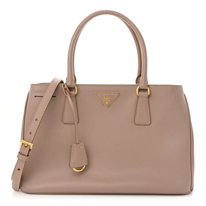 Prada Saffiano Medium Galleria Double Zip Tote Cammeo 1 of 14