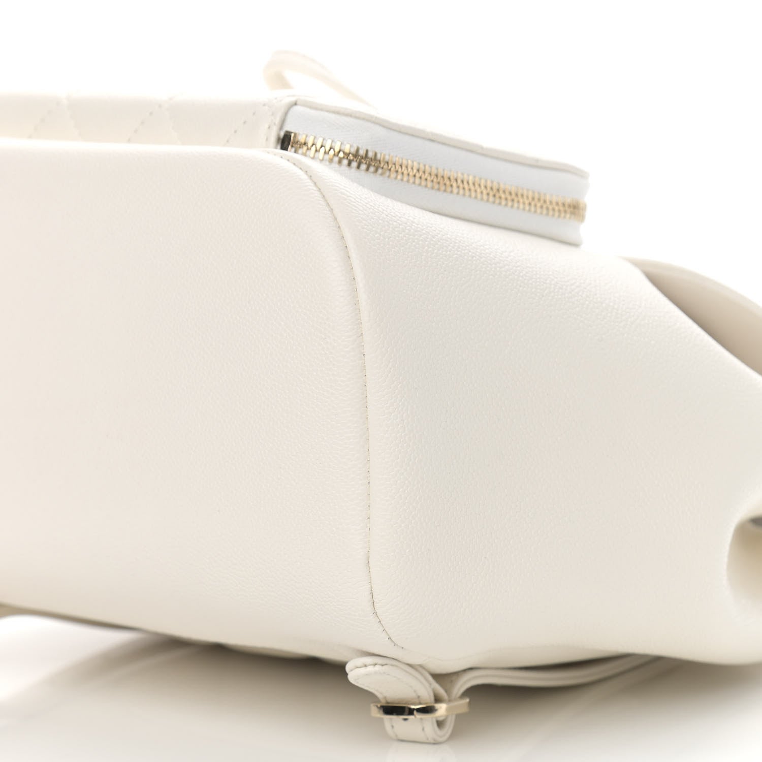 Chanel Caviar Quilted Business Affinity Backpack White 9 of 10