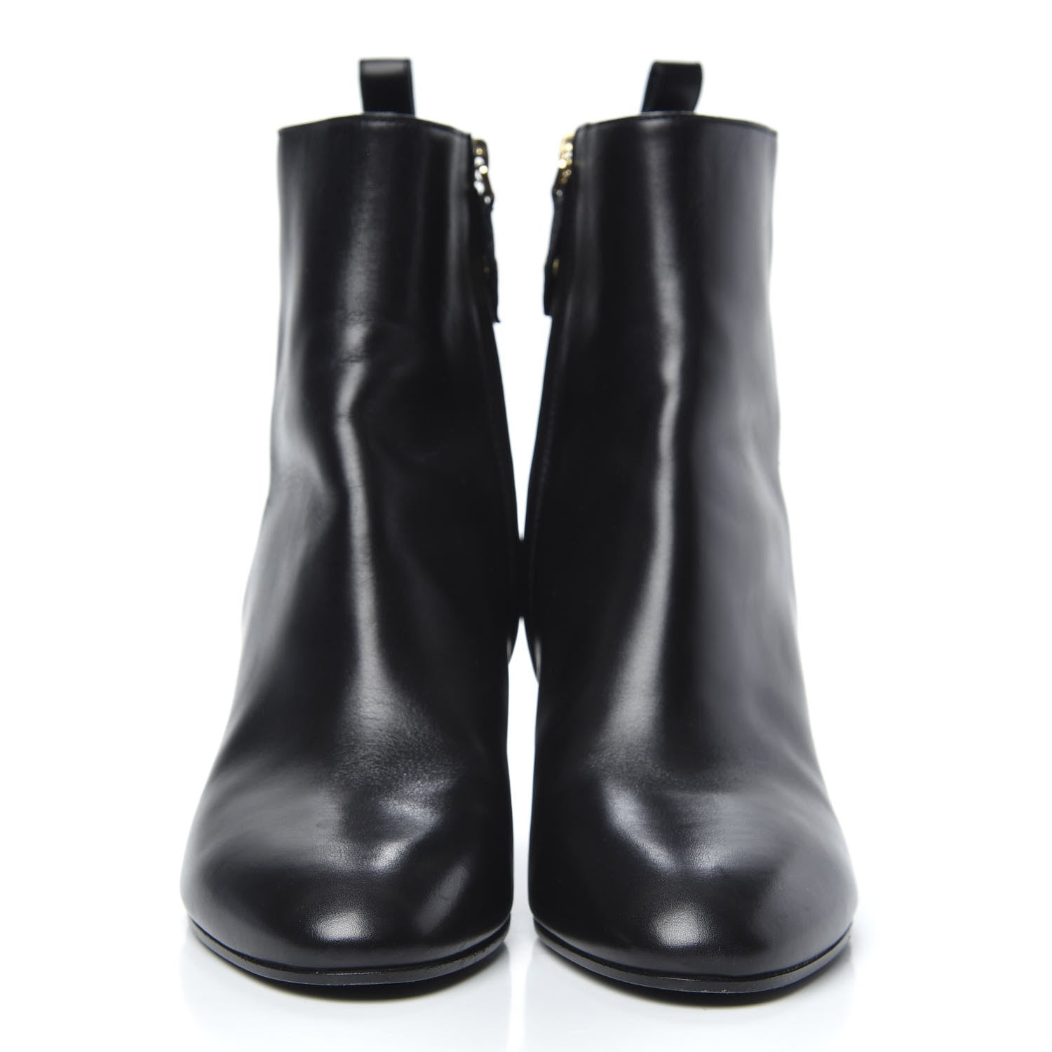 Louis Vuitton Lambskin Upstage Ankle Boots 36 Black 2 of 9