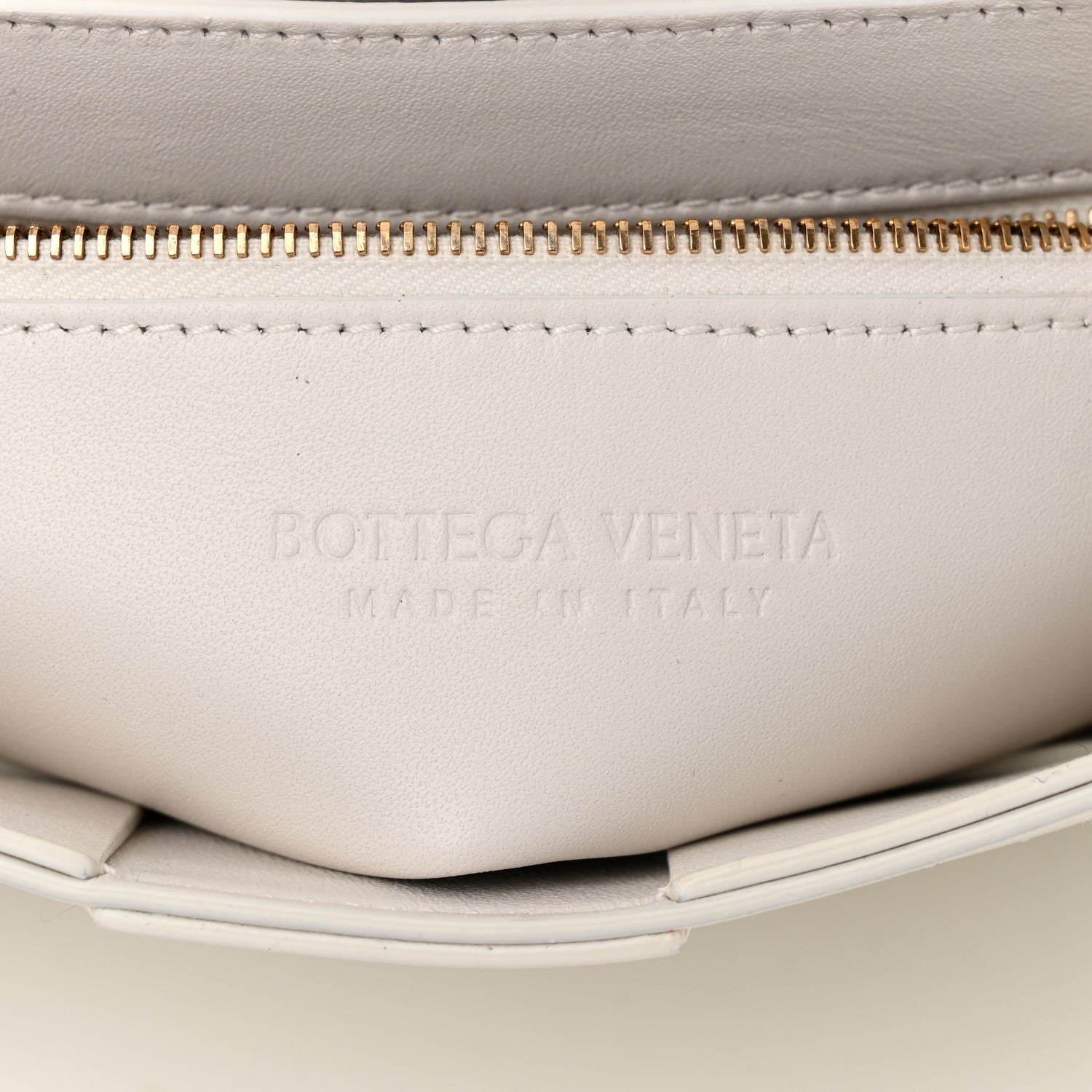 Bottega Veneta Patent Maxi Intrecciato Cassette Crossbody Bag White 6 of 11