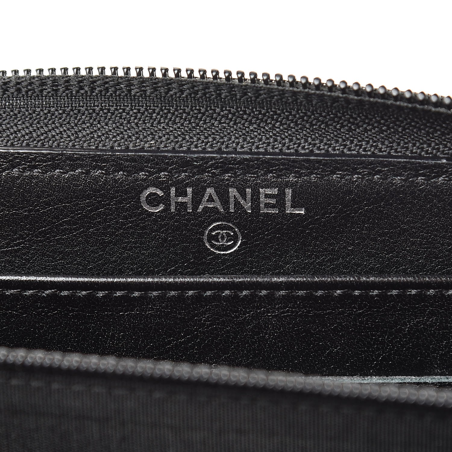 Chanel Caviar Large Timeless CC Zip Around Wallet Black 6 of 11
