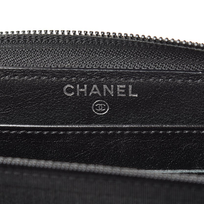 Chanel Caviar Large Timeless CC Zip Around Wallet Black 6 of 11