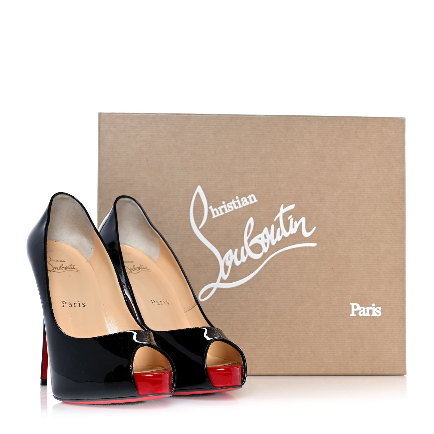 Patent New Very Prive 120 Pumps 37 Black Red